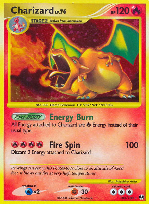 Charizard (103/100) [Diamond & Pearl: Stormfront] | Rock City Comics