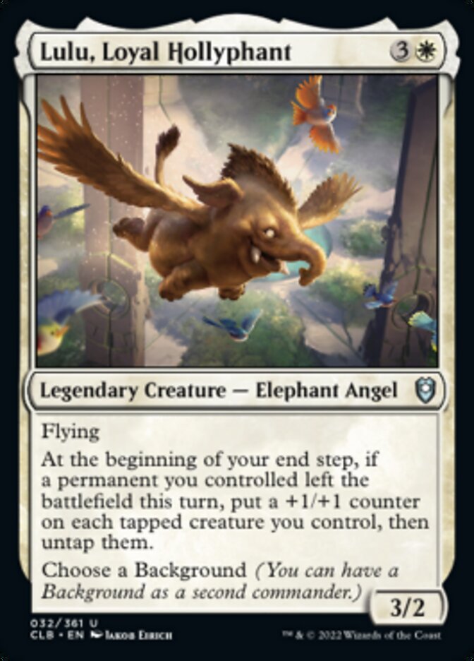 Lulu, Loyal Hollyphant [Commander Legends: Battle for Baldur's Gate] | Rock City Comics