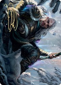 Jorn, God of Winter Art Card (Gold-Stamped Signature) [Kaldheim: Art Series] | Rock City Comics