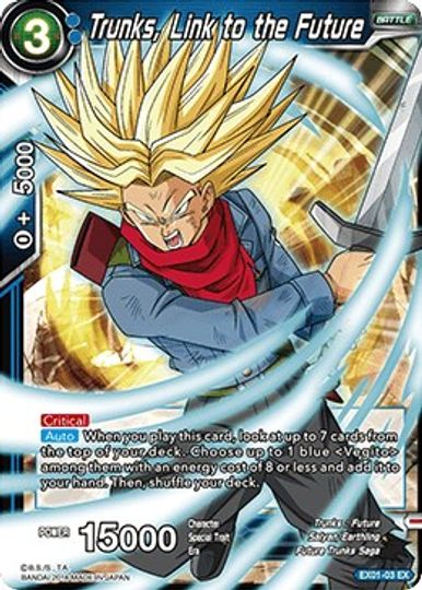 Trunks, Link to the Future (EX01-03) [Mighty Heroes] | Rock City Comics