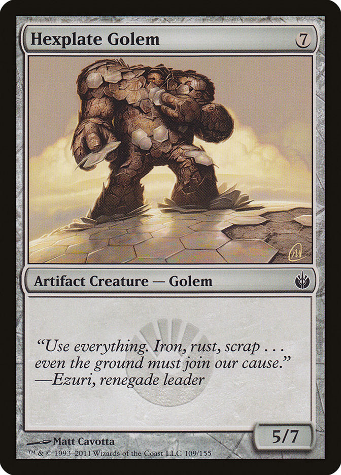 Hexplate Golem [Mirrodin Besieged] | Rock City Comics