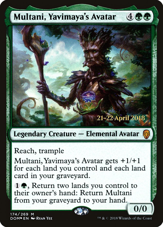 Multani, Yavimaya's Avatar  [Dominaria Prerelease Promos] | Rock City Comics