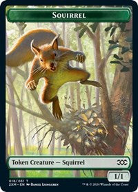 Squirrel // Thopter (008) Double-sided Token [Double Masters Tokens] | Rock City Comics