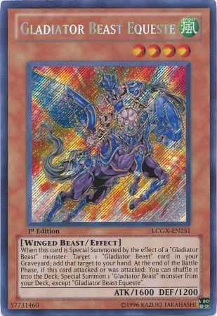 Gladiator Beast Equeste [LCGX-EN251] Secret Rare | Rock City Comics