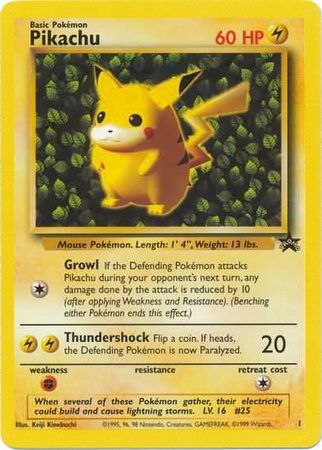 Pikachu (1) (Promo) [Wizards of the Coast: Black Star Promos] | Rock City Comics