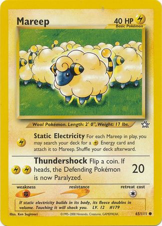 Mareep (65/111) [Neo Genesis Unlimited] | Rock City Comics