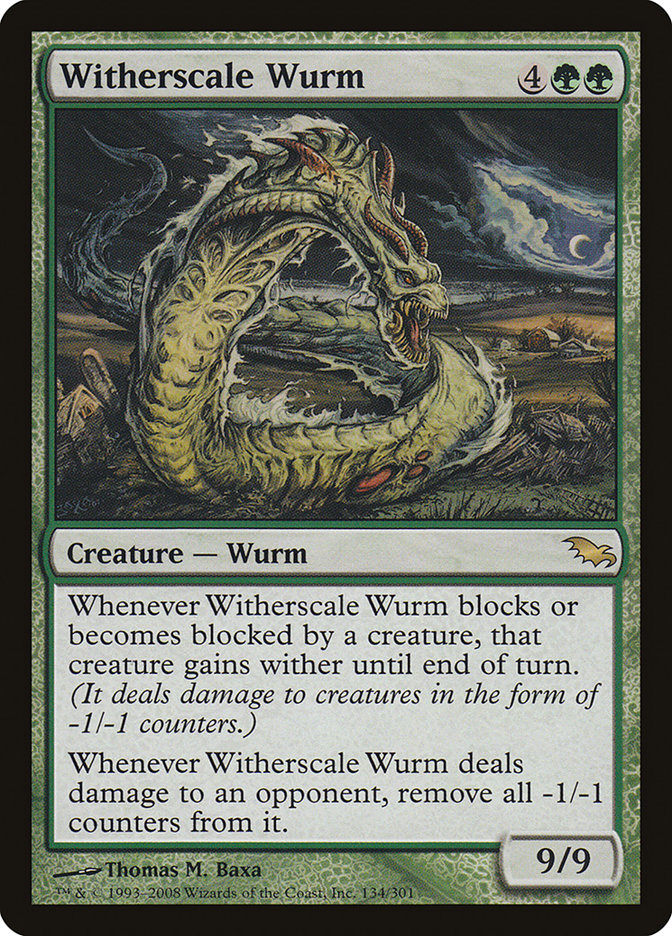 Witherscale Wurm [Shadowmoor] | Rock City Comics