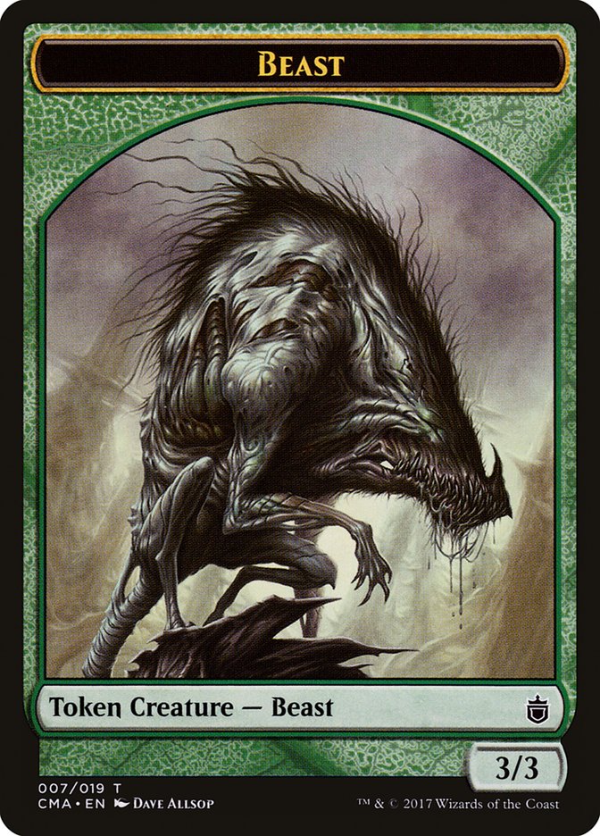 Beast (007/019) [Commander Anthology Tokens] | Rock City Comics