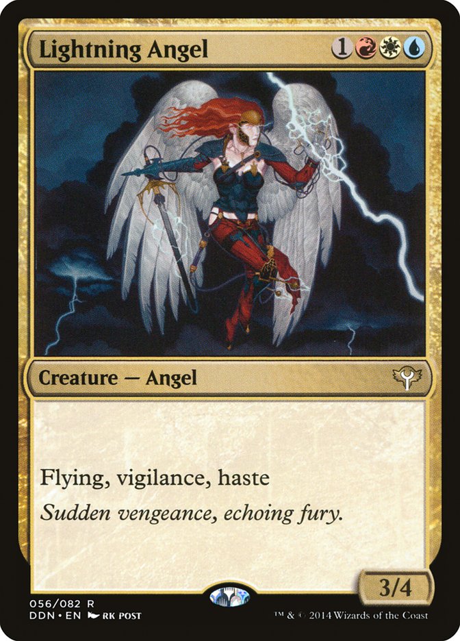 Lightning Angel [Duel Decks: Speed vs. Cunning] | Rock City Comics