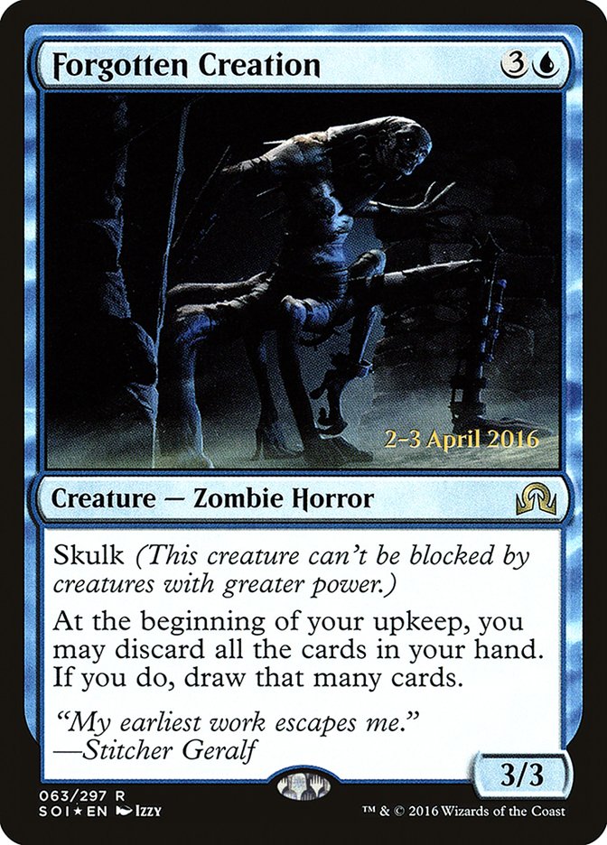 Forgotten Creation [Shadows over Innistrad Prerelease Promos] | Rock City Comics