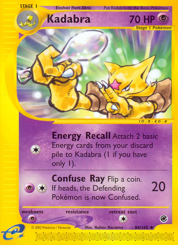 Kadabra (84/165) [Expedition: Base Set] | Rock City Comics