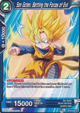 Son Goten, Battling the Forces of Evil [BT12-034] | Rock City Comics