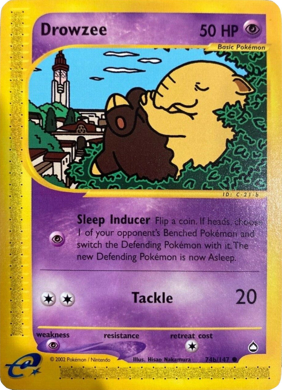 Drowzee (74b/147) [Aquapolis] | Rock City Comics