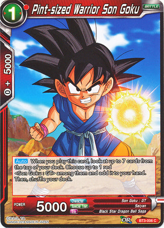 Pint-sized Warrior Son Goku [BT3-006] | Rock City Comics