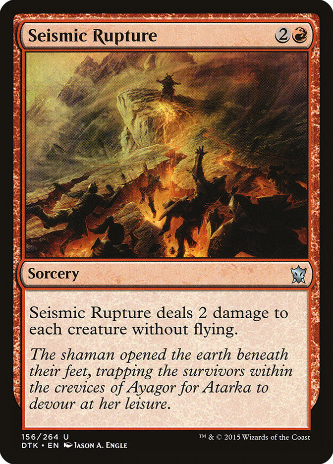 Seismic Rupture [Dragons of Tarkir] | Rock City Comics