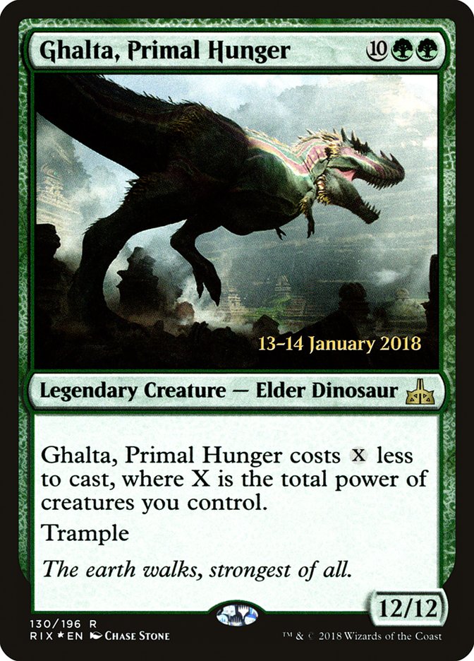 Ghalta, Primal Hunger [Rivals of Ixalan Prerelease Promos] | Rock City Comics