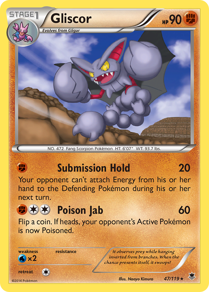 Gliscor (47/119) [XY: Phantom Forces] | Rock City Comics