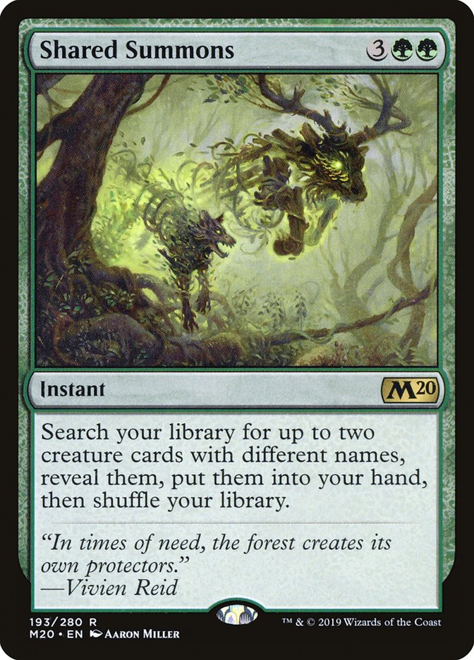 Shared Summons [Core Set 2020] | Rock City Comics