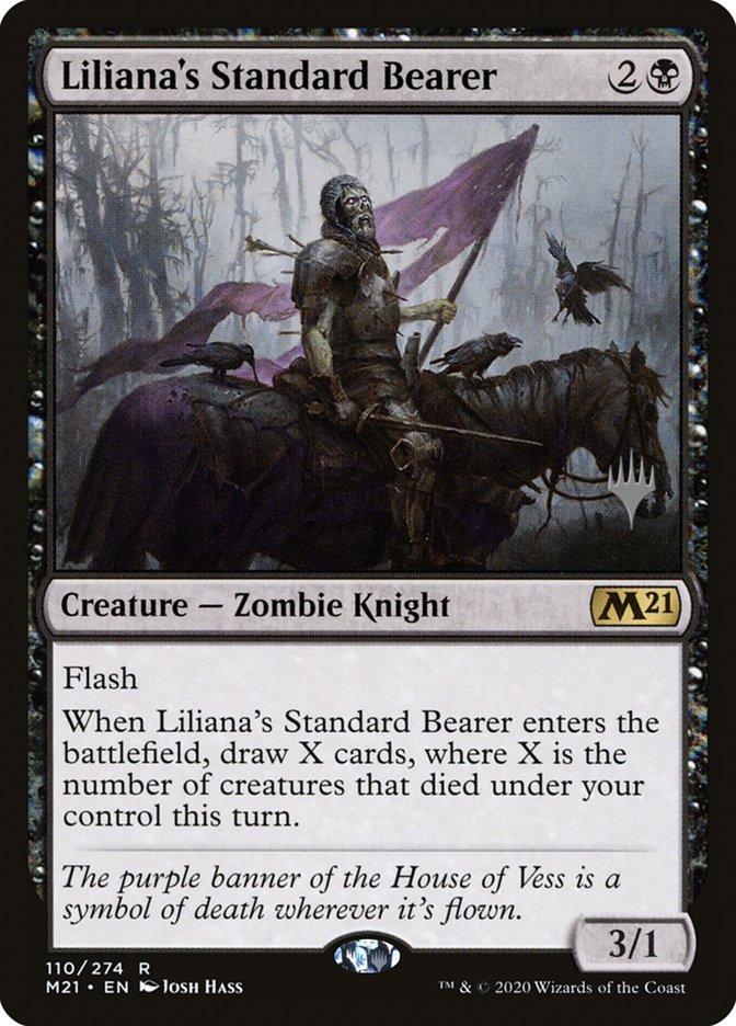 Liliana's Standard Bearer (Promo Pack) [Core Set 2021 Promos] | Rock City Comics