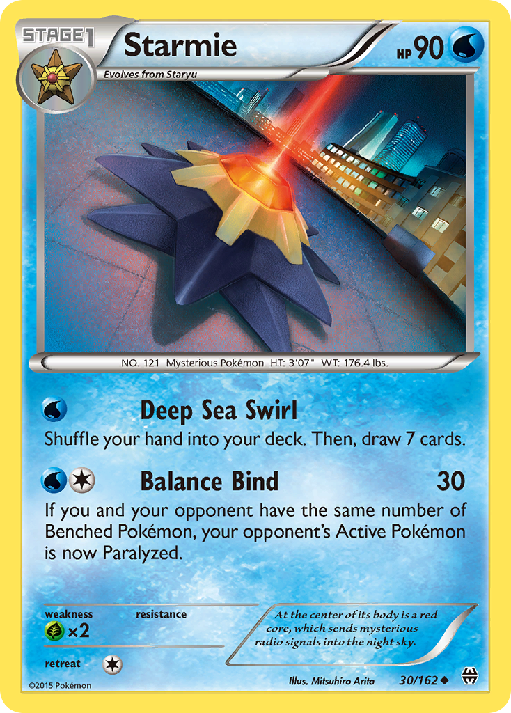 Starmie (30/162) [XY: BREAKthrough] | Rock City Comics