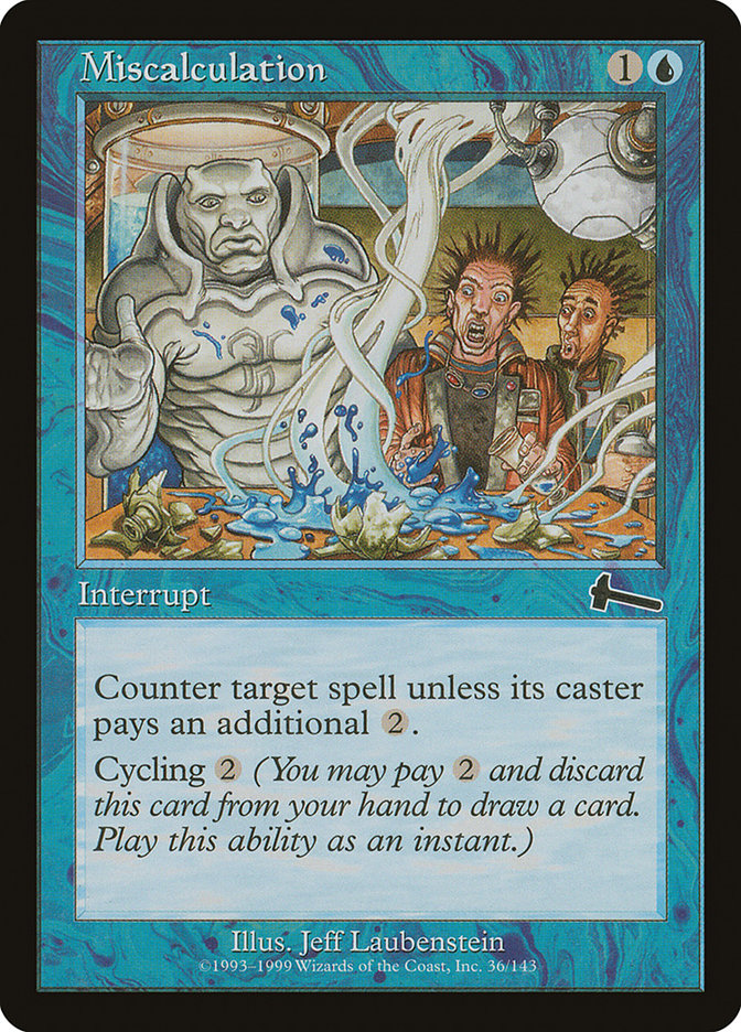 Miscalculation [Urza's Legacy] | Rock City Comics