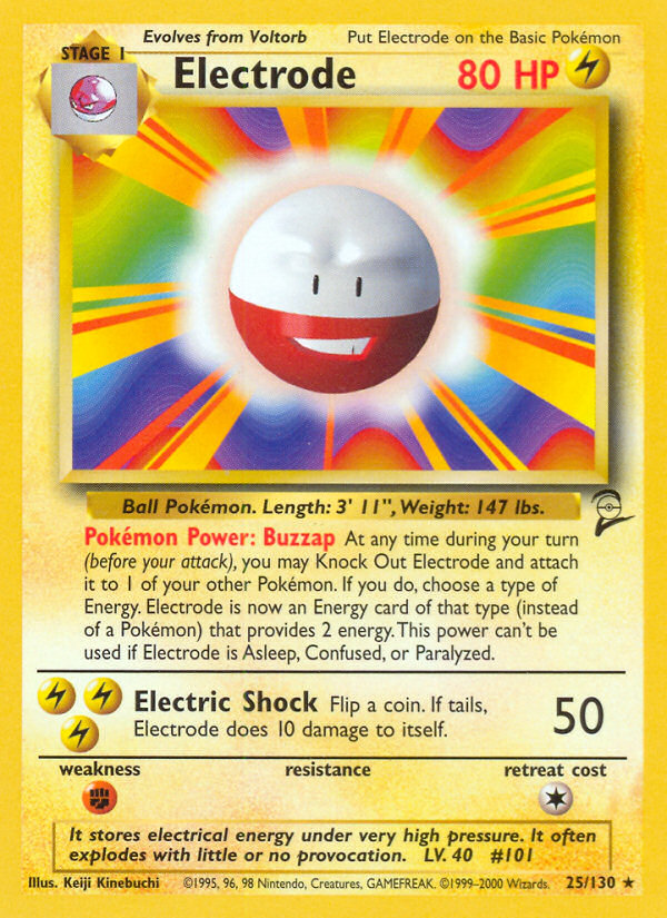 Electrode (25/130) [Base Set 2] | Rock City Comics