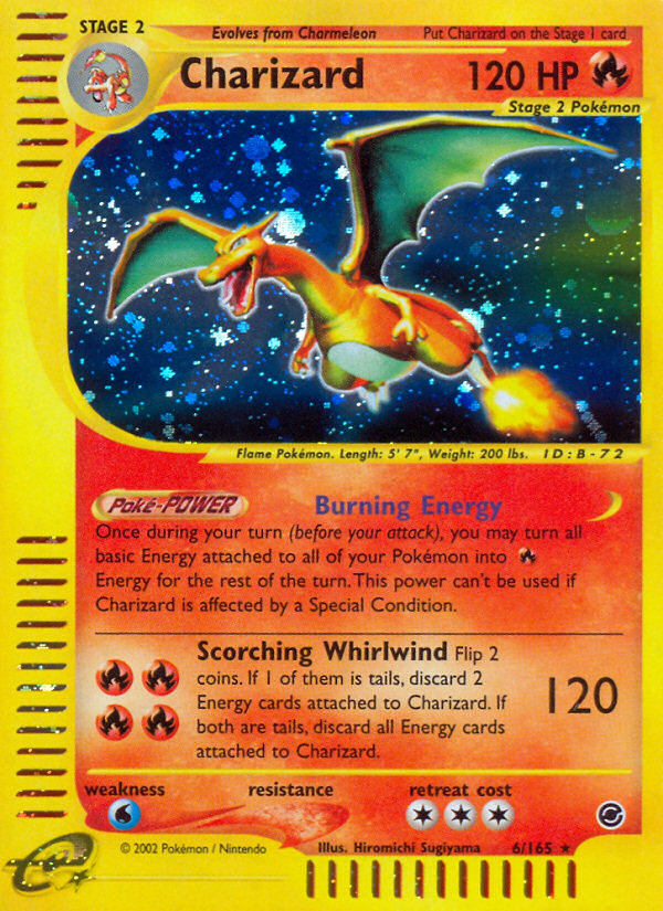 Charizard (6/165) [Expedition: Base Set] | Rock City Comics