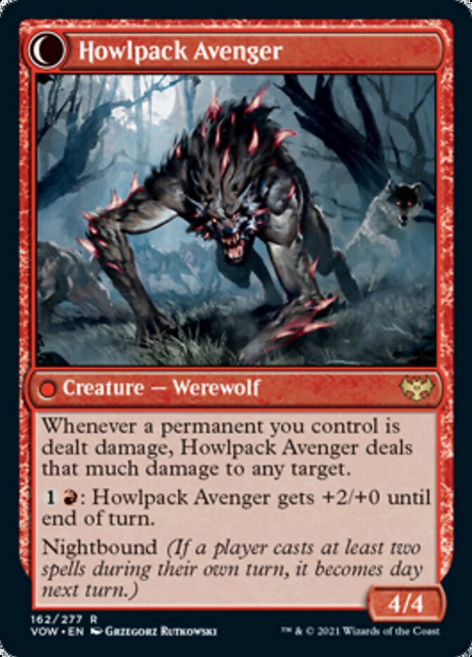 Ill-Tempered Loner // Howlpack Avenger [Innistrad: Crimson Vow] | Rock City Comics