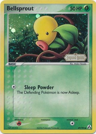 Bellsprout (49/92) (Stamped) [EX: Legend Maker] | Rock City Comics