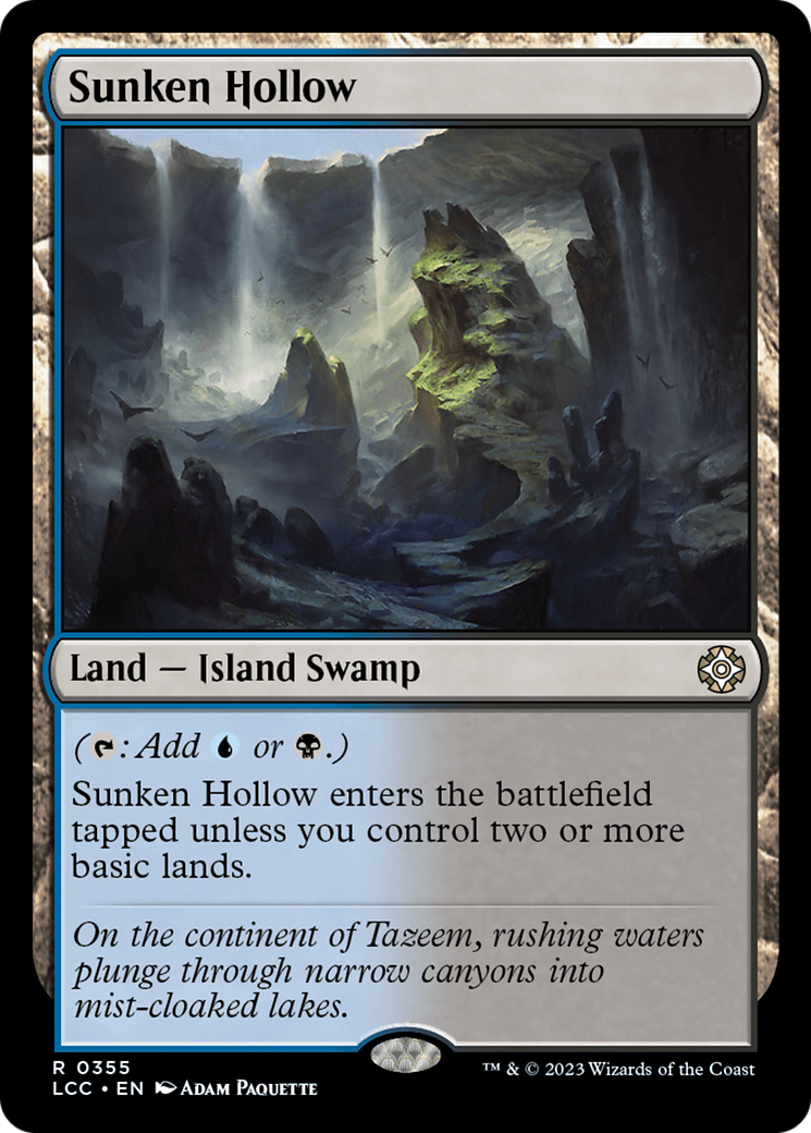 Sunken Hollow [The Lost Caverns of Ixalan Commander] | Rock City Comics