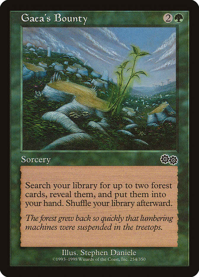 Gaea's Bounty [Urza's Saga] | Rock City Comics