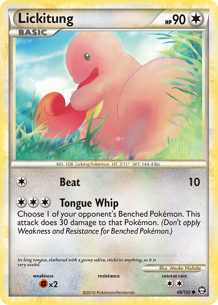 Lickitung (66/102) [HeartGold & SoulSilver: Triumphant] | Rock City Comics