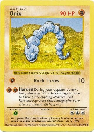 Onix (56/102) [Base Set Shadowless Unlimited] | Rock City Comics