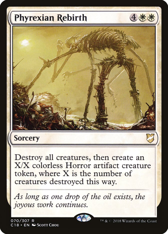 Phyrexian Rebirth [Commander 2018] | Rock City Comics