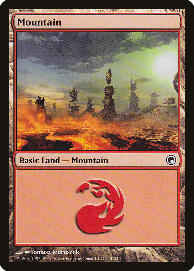 Mountain (244) [Scars of Mirrodin] | Rock City Comics