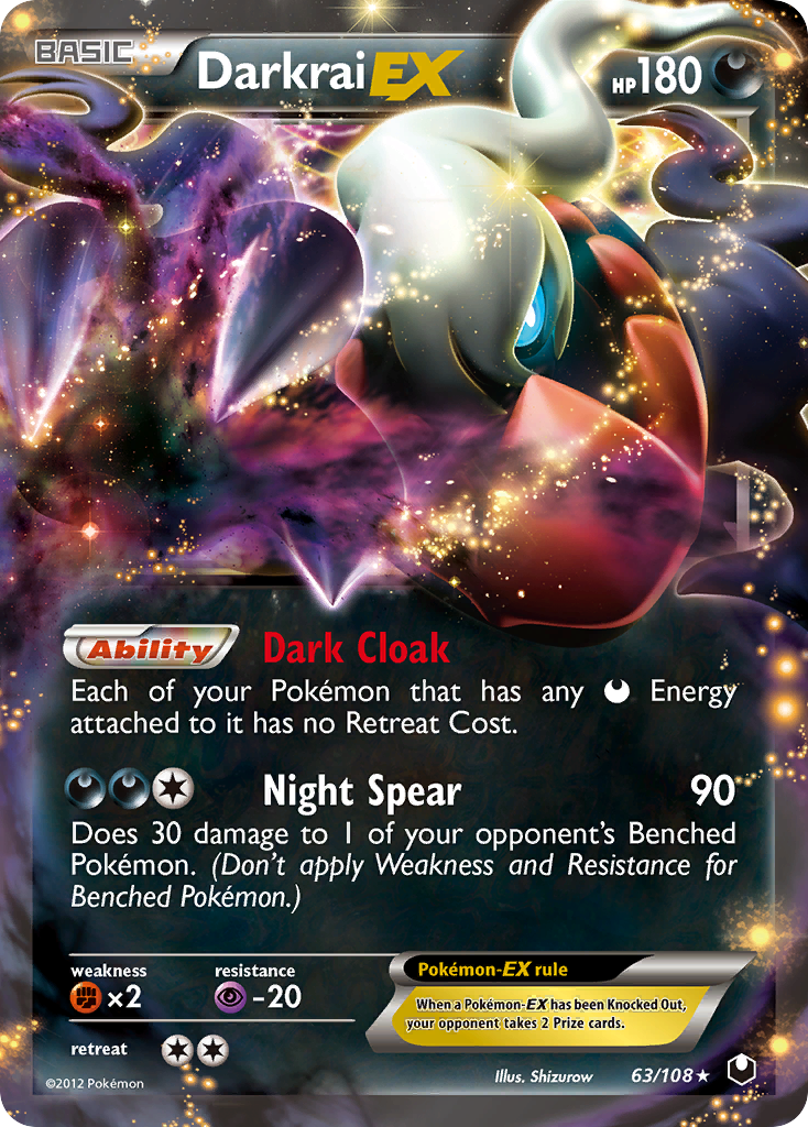 Darkrai EX (63/108) [Black & White: Dark Explorers] | Rock City Comics