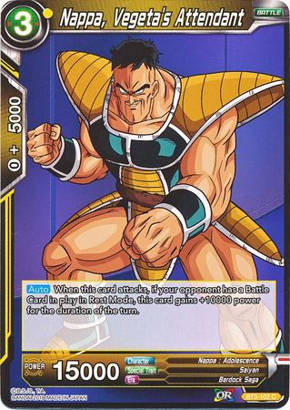 Nappa, Vegeta's Attendant [BT3-102] | Rock City Comics