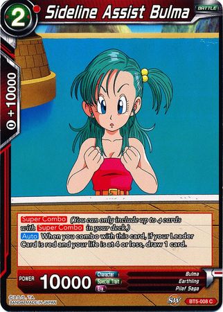 Sideline Assist Bulma (BT5-008) [Miraculous Revival] | Rock City Comics