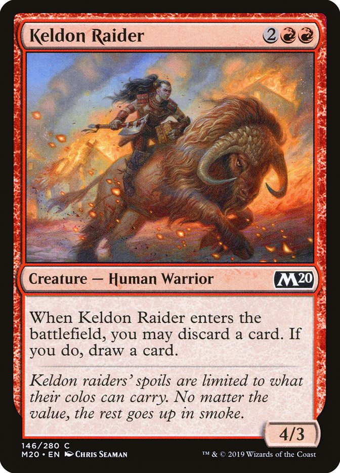 Keldon Raider [Core Set 2020] | Rock City Comics