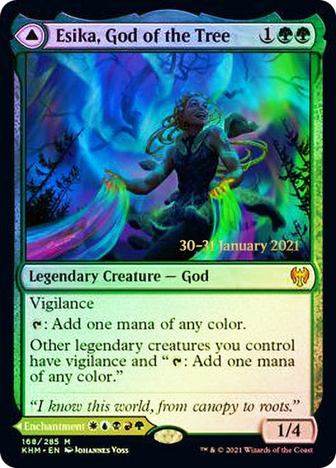 Esika, God of the Tree // The Prismatic Bridge [Kaldheim Prerelease Promos] | Rock City Comics