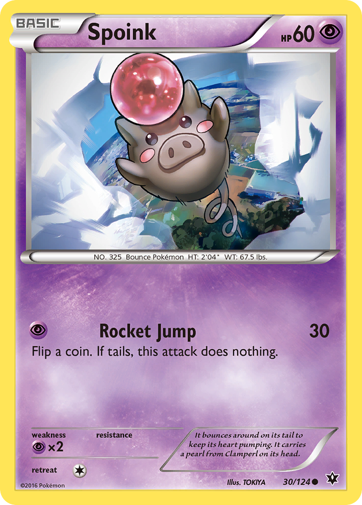 Spoink (30/124) [XY: Fates Collide] | Rock City Comics