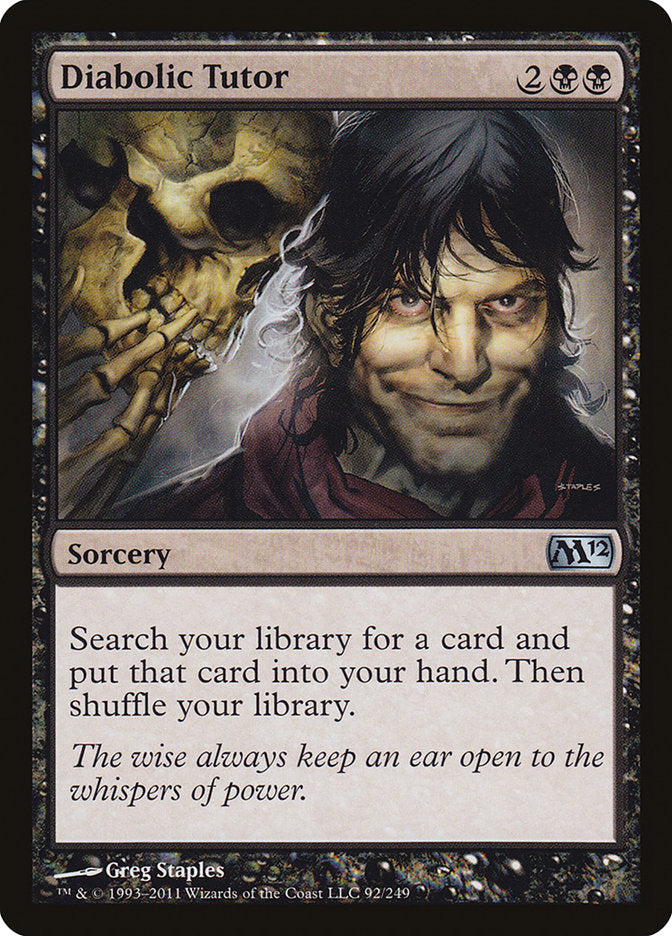 Diabolic Tutor [Magic 2012] | Rock City Comics