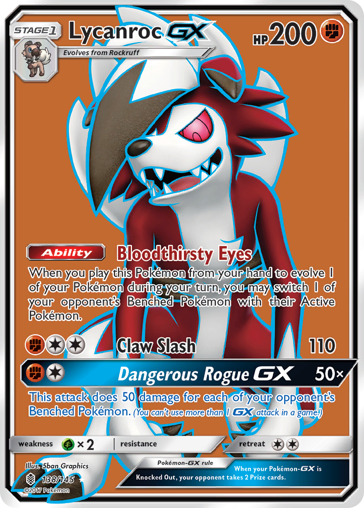 Lycanroc GX (138/145) [Sun & Moon: Guardians Rising] | Rock City Comics