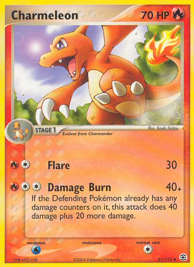 Charmeleon (31/112) [EX: FireRed & LeafGreen] | Rock City Comics