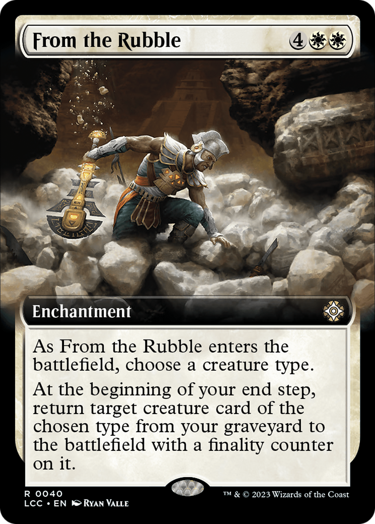 From the Rubble (Extended Art) [The Lost Caverns of Ixalan Commander] | Rock City Comics