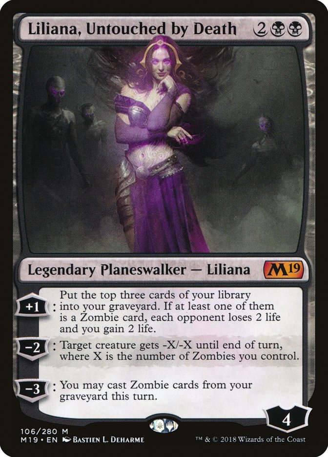 Liliana, Untouched by Death [Core Set 2019] | Rock City Comics