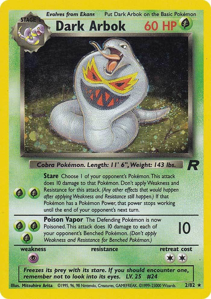 Dark Arbok (2/82) [Team Rocket Unlimited] | Rock City Comics