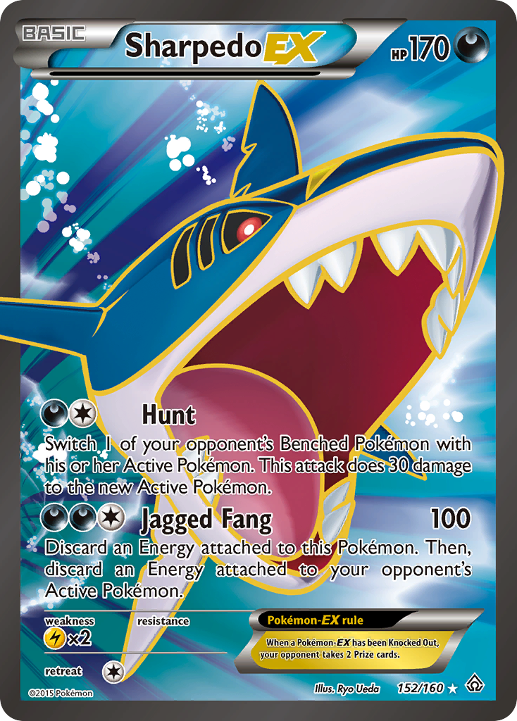 Sharpedo EX (152/160) [XY: Primal Clash] | Rock City Comics