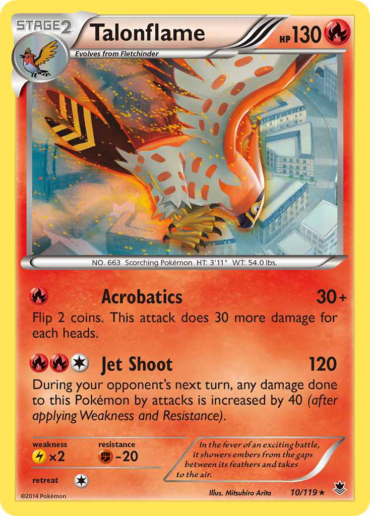 Talonflame (10/119) [XY: Phantom Forces] | Rock City Comics