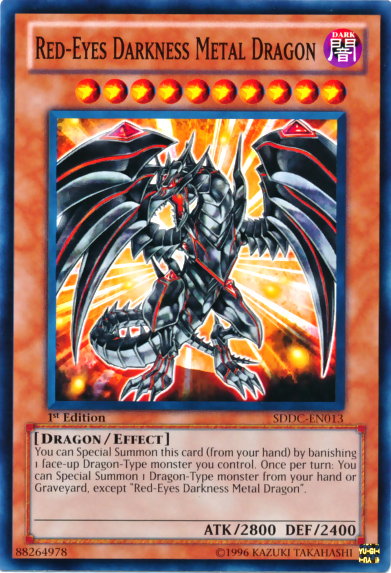 Red-Eyes Darkness Metal Dragon [SDDC-EN013] Common | Rock City Comics